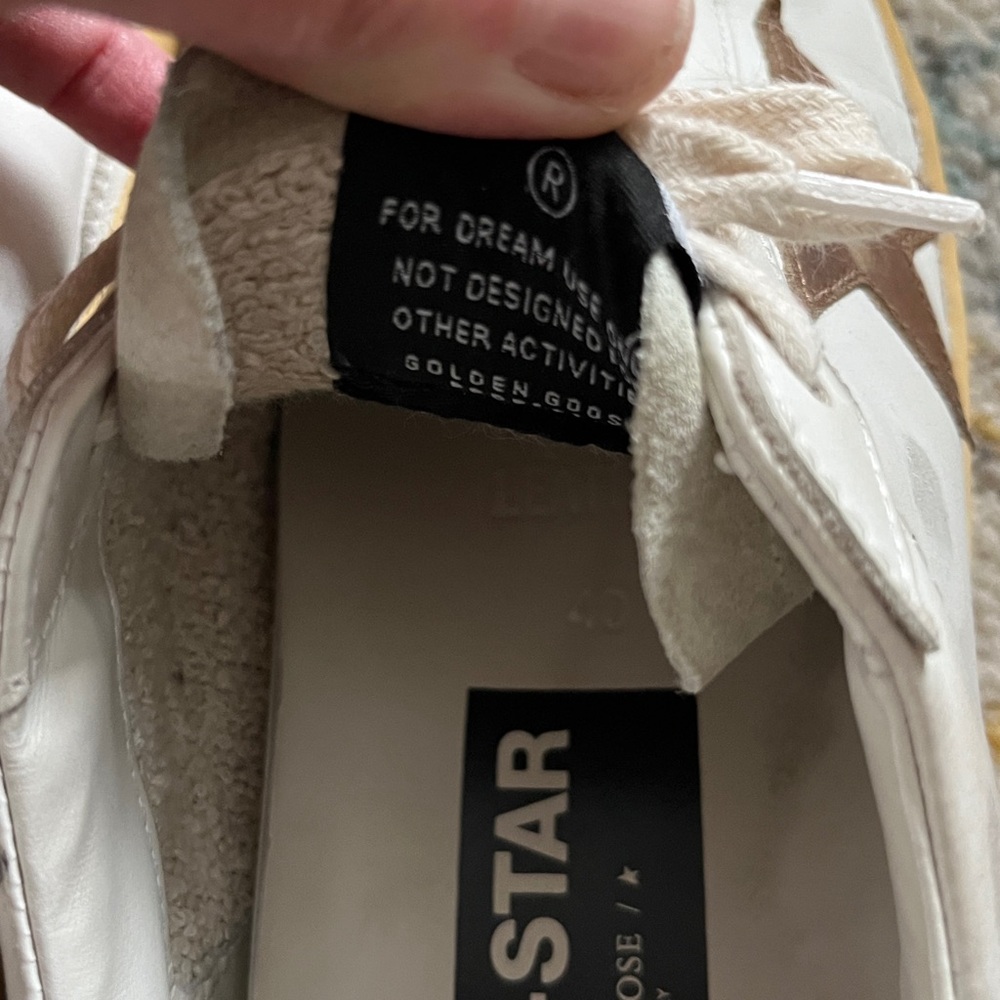 ⭐️ Golden Goose Super-Star Sneakers Size 40 (9/9.5) ⭐️ - Picture 7 of 9